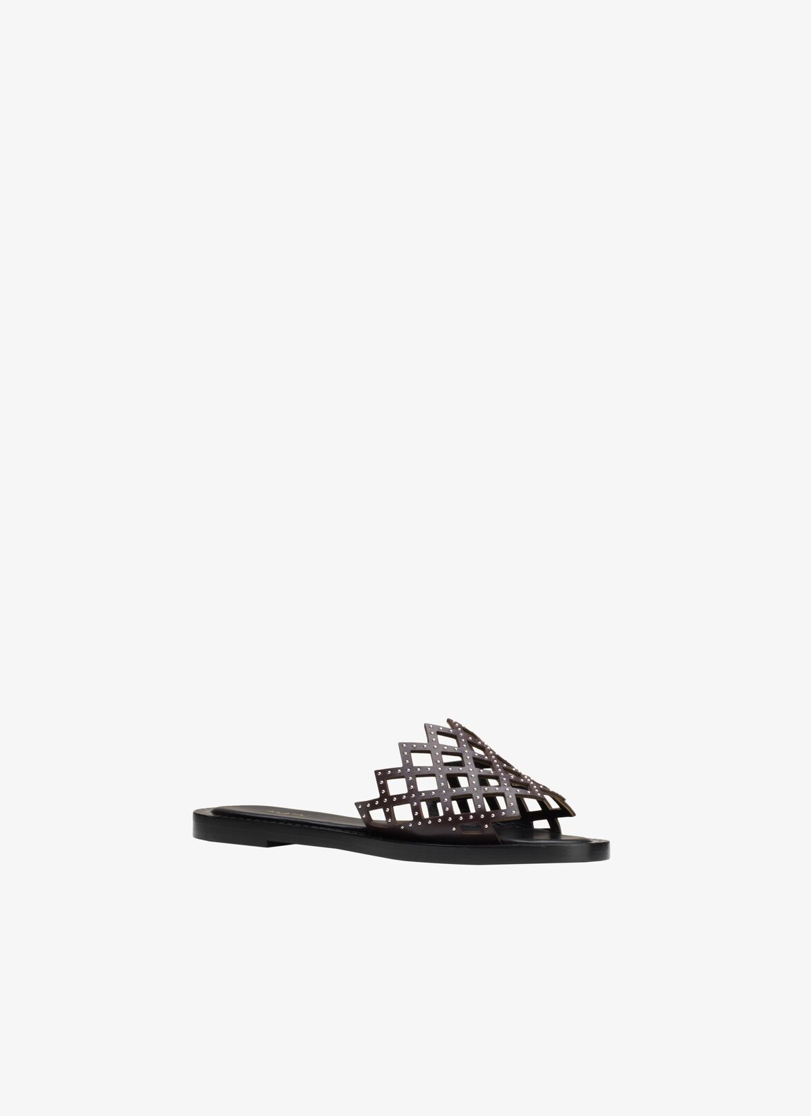 Flat Sandal ALAÏA BLACKCURRANT FLAT SANDAL